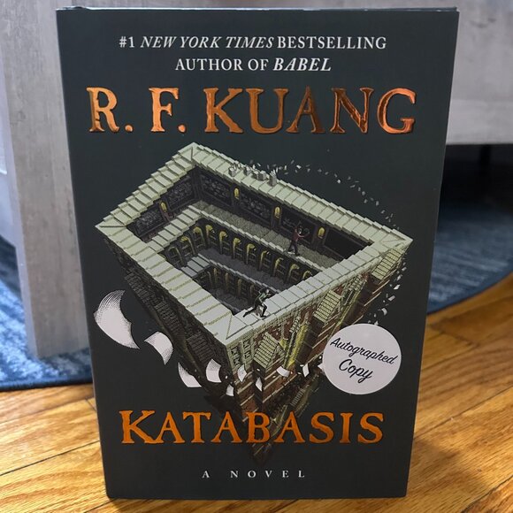 Katabasis by R.F. Kuang Signed Hardcover Edition with Sprayed Edges - Picture 1 of 3